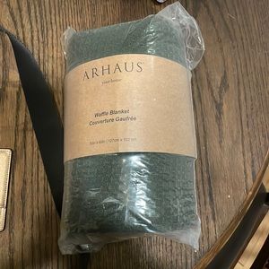 ARHAUS waffle Blanket, 50in x 60in, 100% cotton, made in India